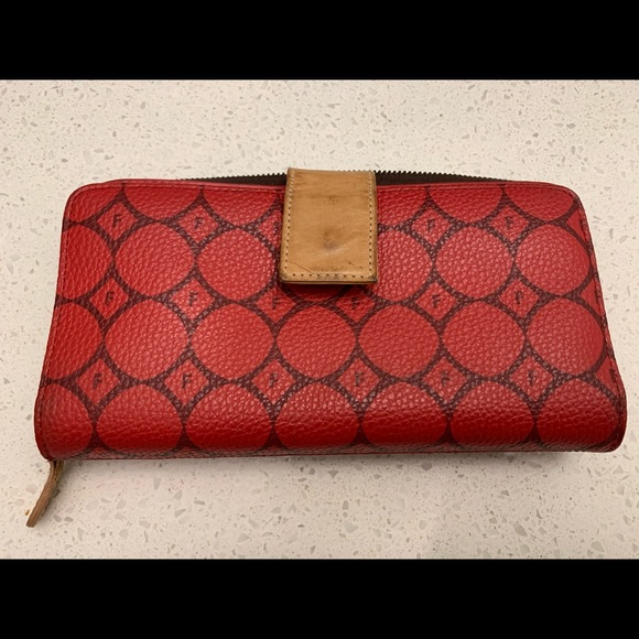 Fossil Handbags - Wallet large red